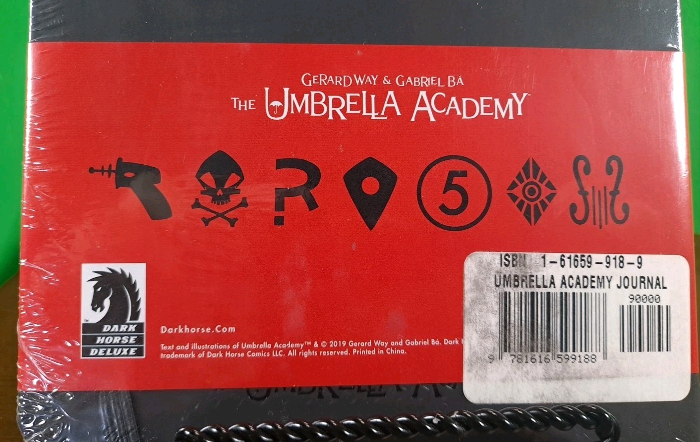 New “The Umbrella Academy” Blank Leather Bound Journal with Pocket 192 Pages