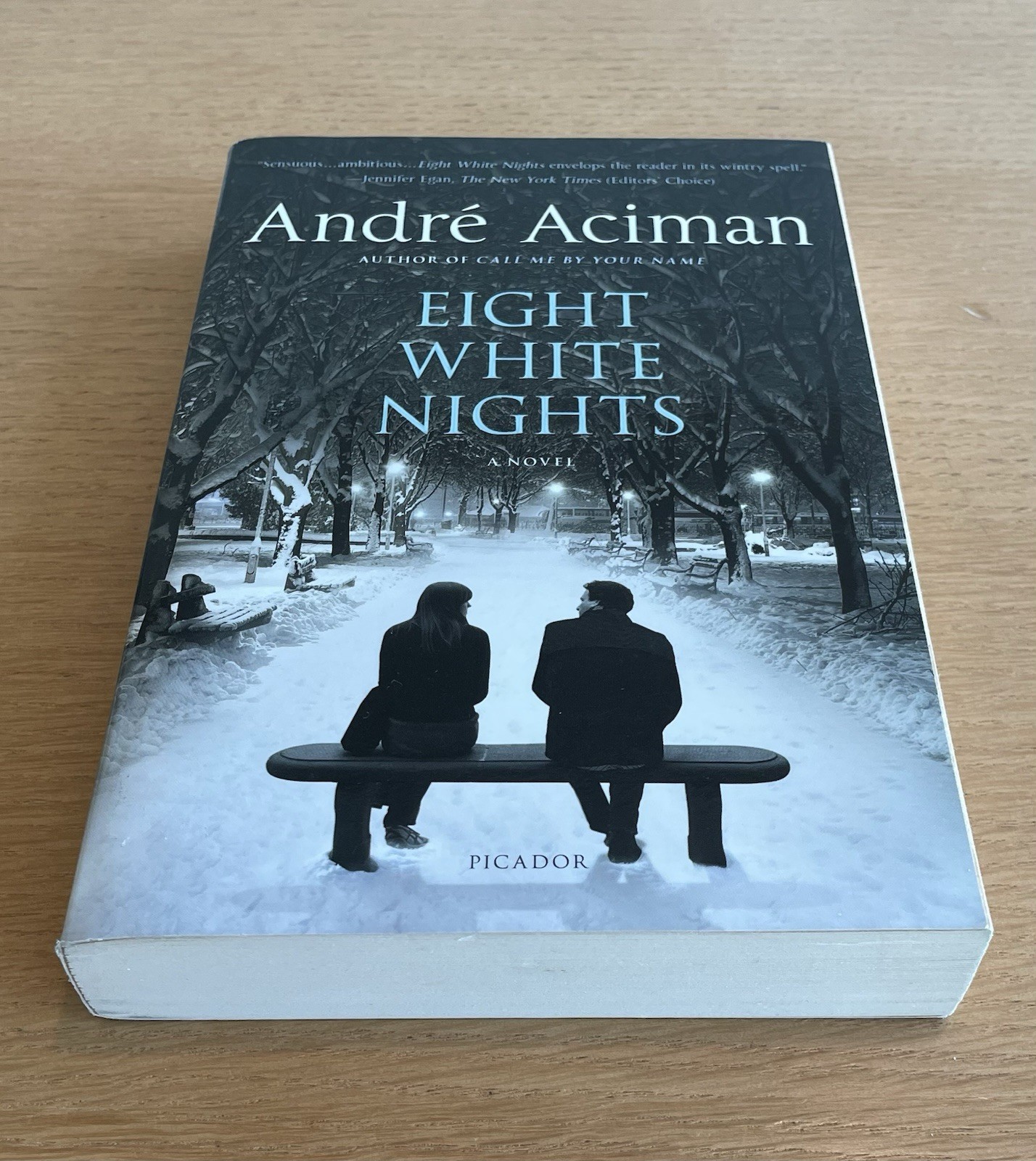 SIGNED Eight White Nights by André Aciman 1st Edition 1st Print (Picador) 2011