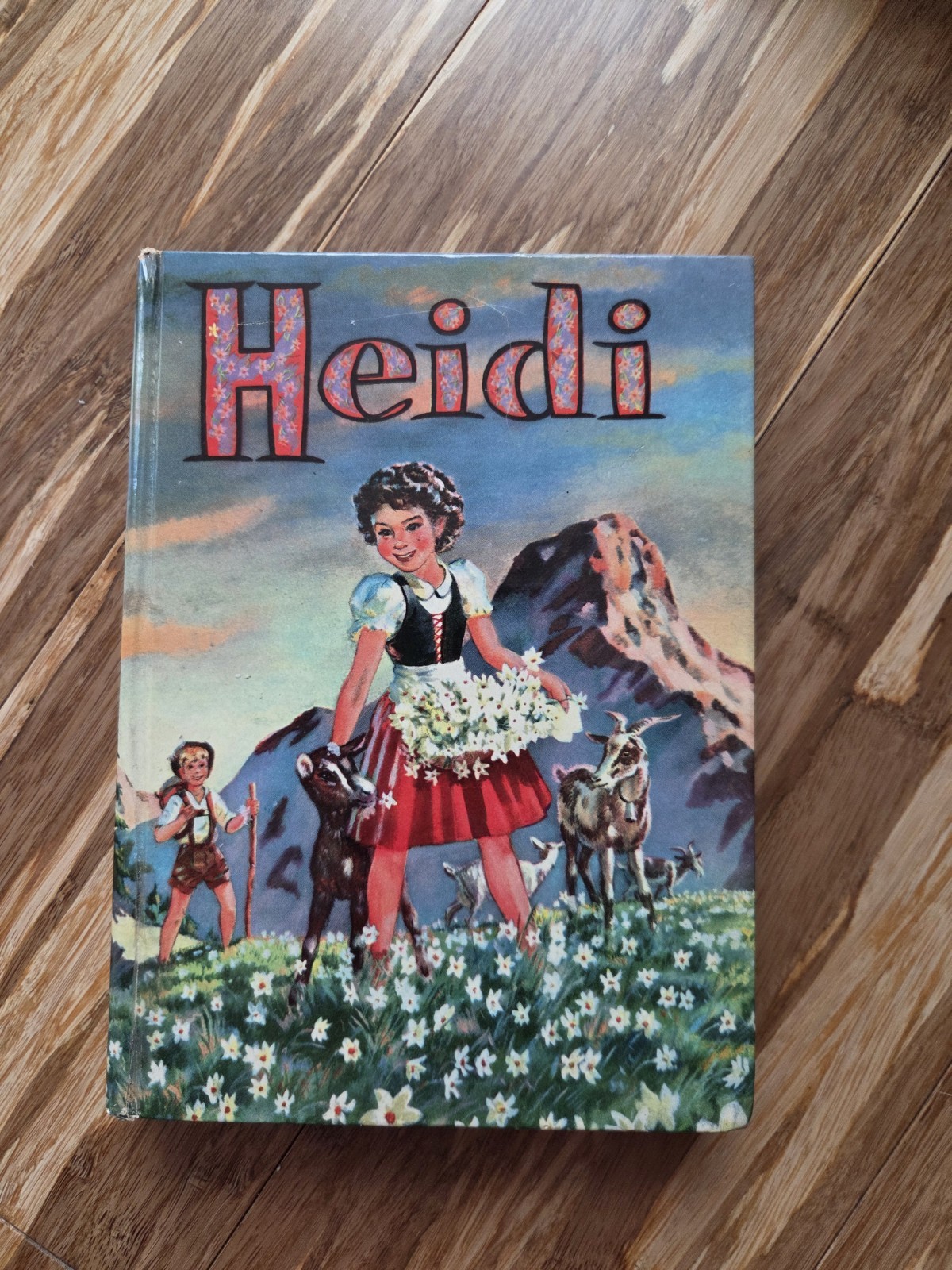 Heidi Vintage Hardcover Book Johanna Spyri With Illustrations