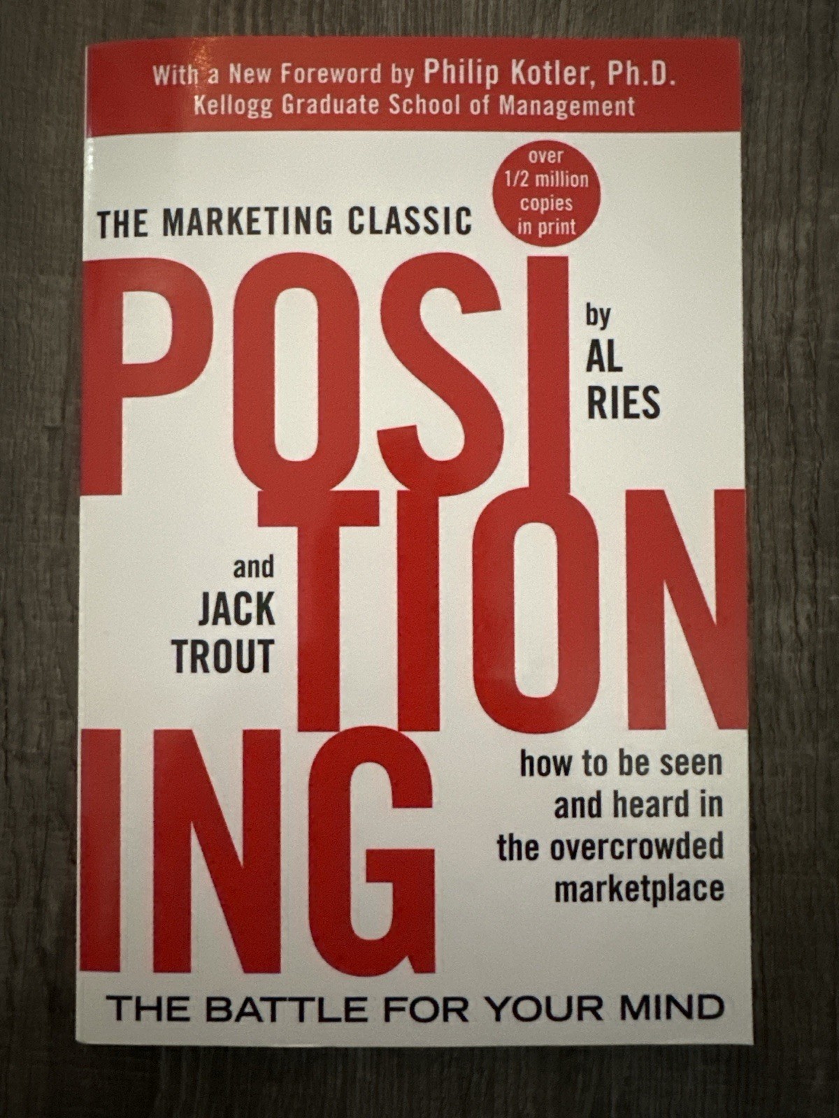 Positioning: The Battle for Your Mind by Al Ries & Jack Trout Marketing Classic