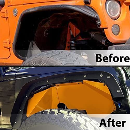 ECOTRIC Front Rear Inner Fender Liners Jeep Wrangler JK