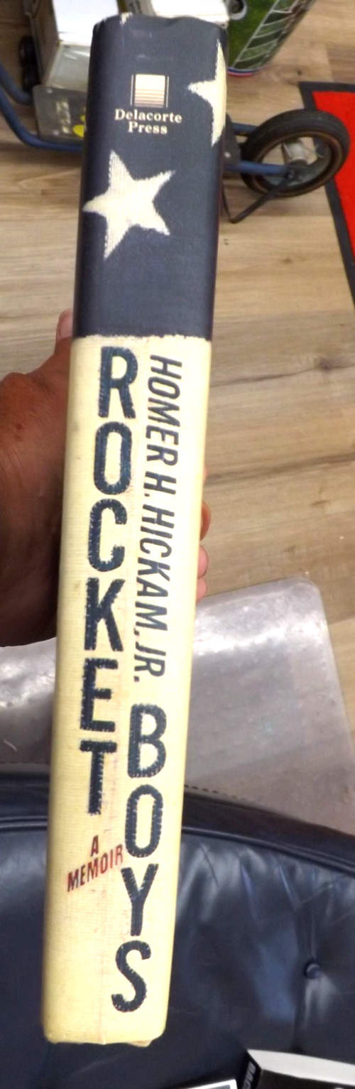 HOMER HICKAM SIGNED 3X LOT ROCKET BOYS 1998 FE BACK TO THE MOON NASA PROGRAM