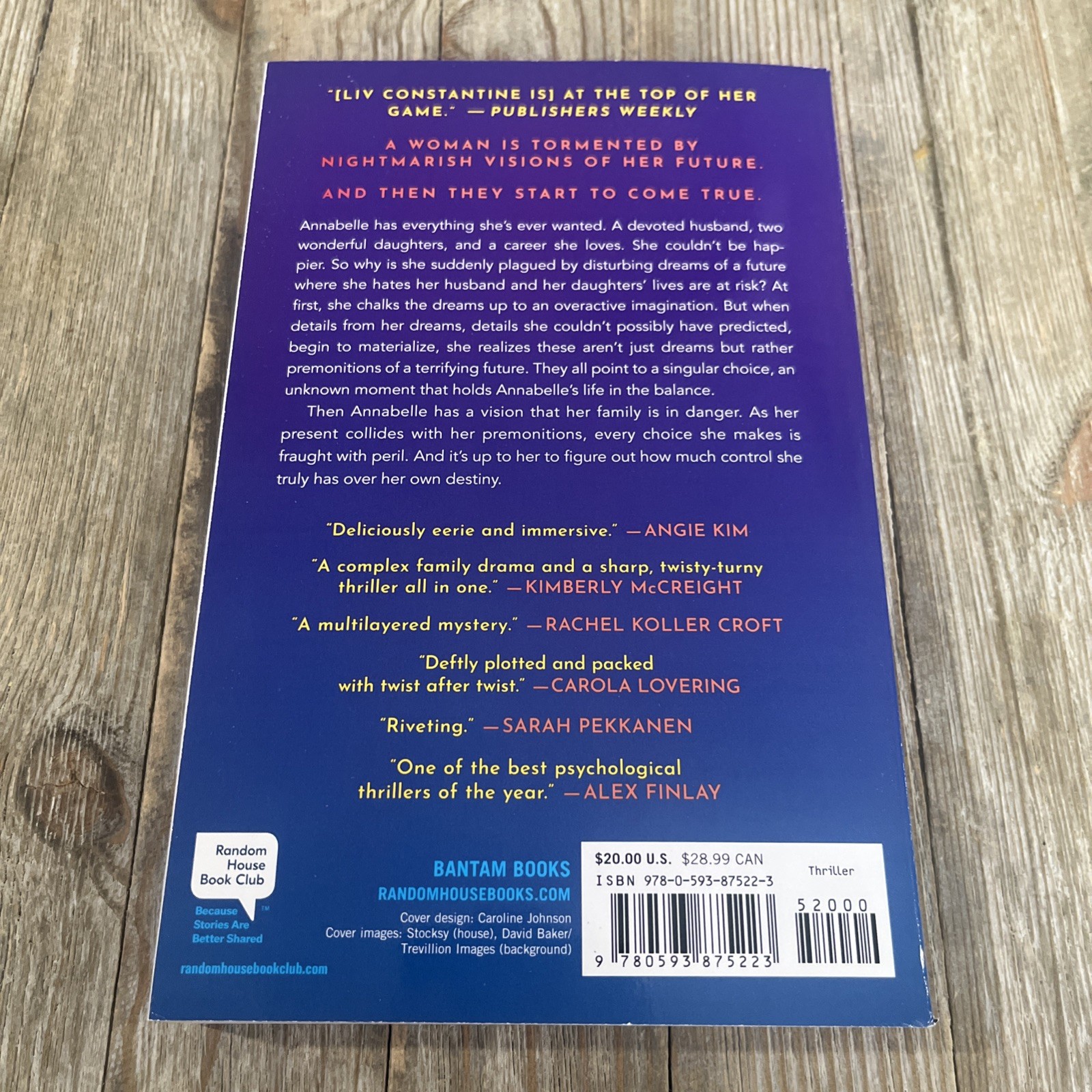Don’t Open Your Eyes: A Novel by Liv Constantine – New – PB Book – 6/9/26