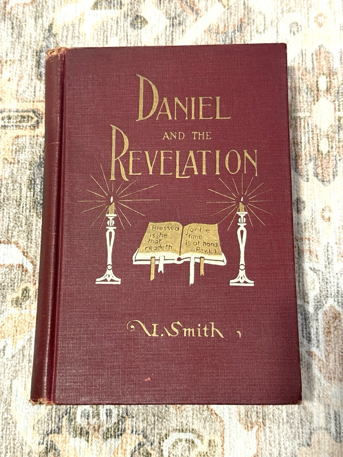 Daniel and the Revelation Prophecy Uriah Smith 1907 Hardcover SDA Adventist 🔥