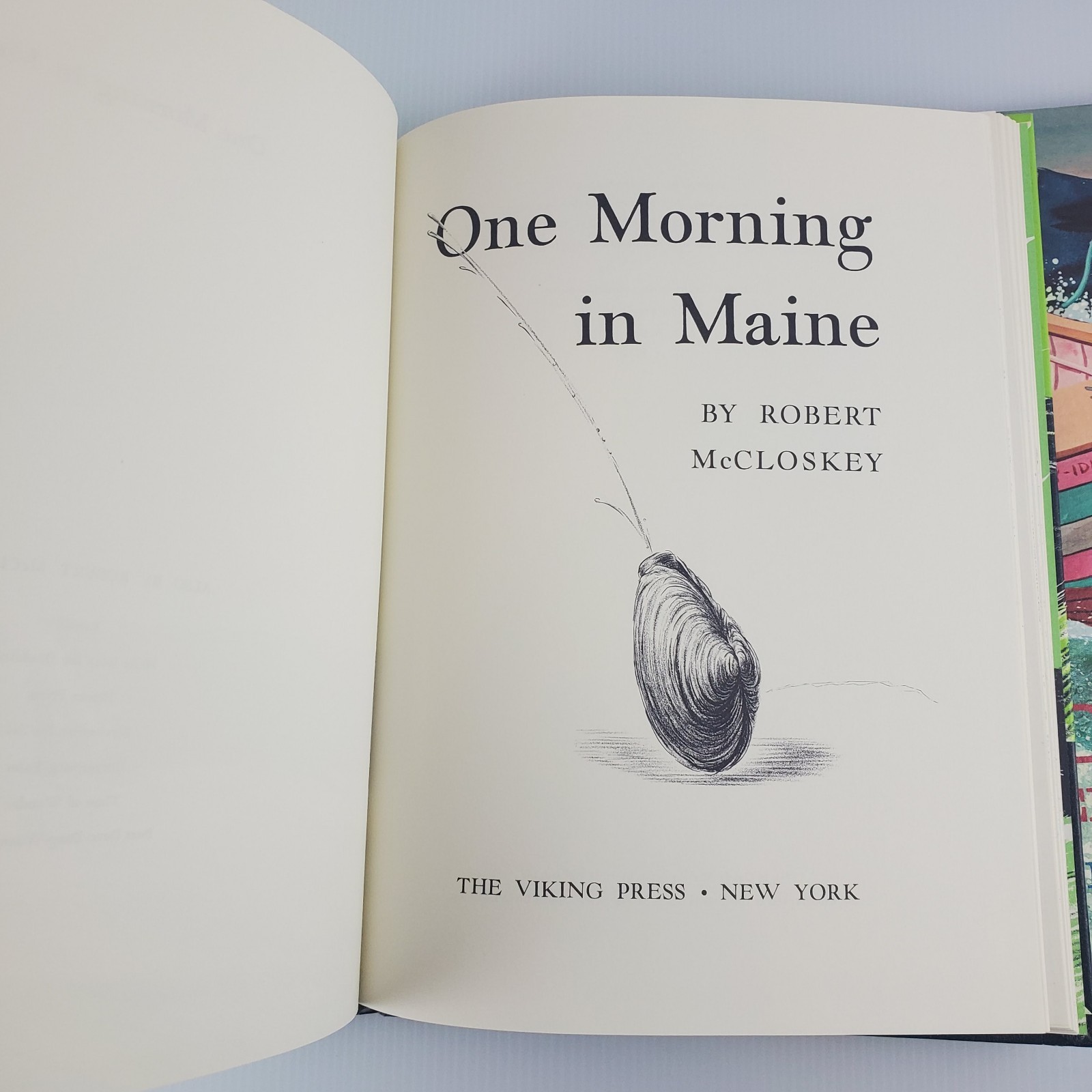 Burt Dow Deep Water Man & One Morning in Maine by Robert McCloskey Hardcover
