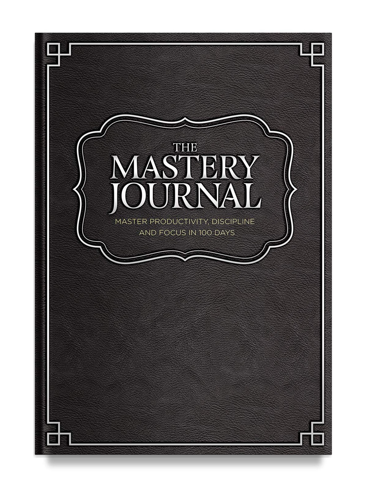 The Mastery Journal 2022 Black Leather A4 Non-Dated Daily Planner for Adults…