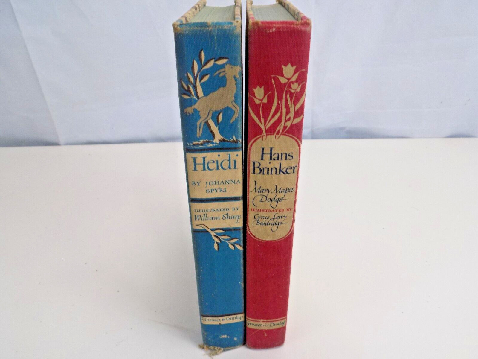 Heidi| Johanna Spyri & Hans Brinker| Mary Mapes Dodge Illustrated Junior Library