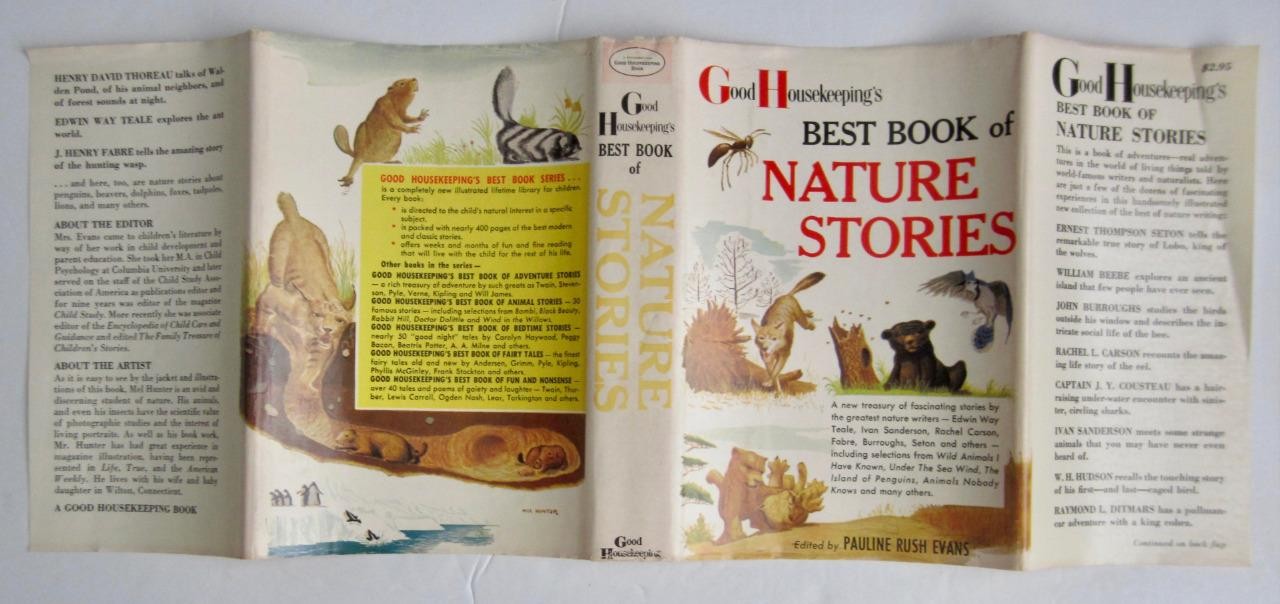 Good Housekeeping’s BEST BOOK OF NATURE STORIES ~ First Edition HBDJ 1957