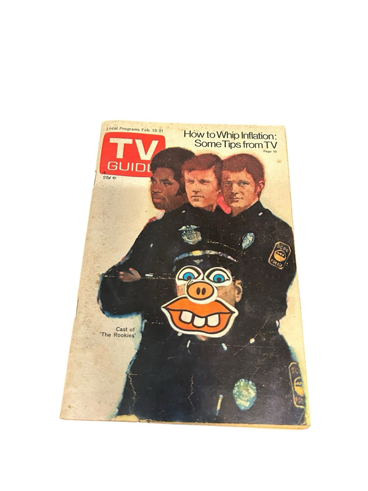 1975 TV GUIDE Cast of The Rookies NY Metro Edition
