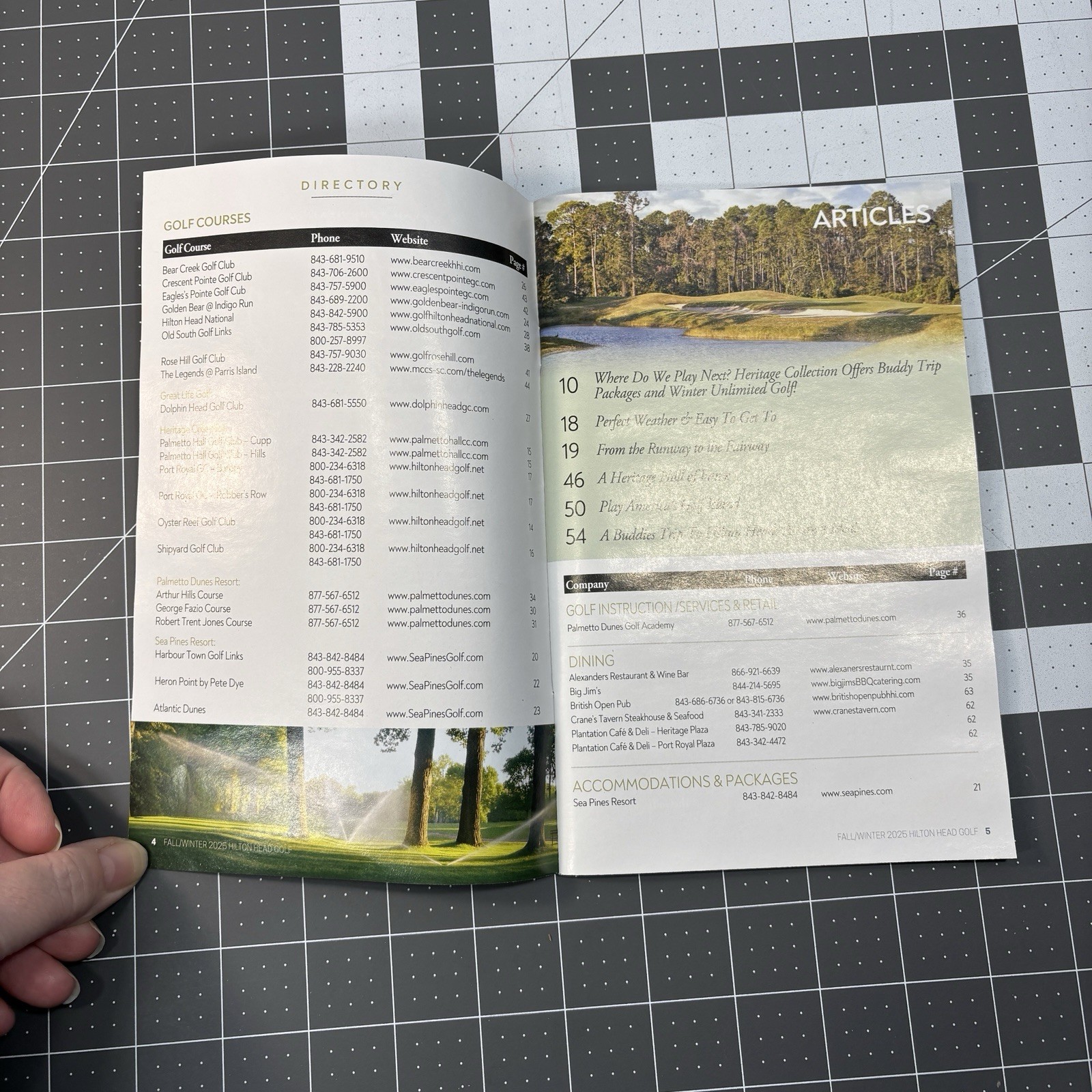 Hilton Head Island Resort Magazine Lot Golf Travel Food Tourism Guides 2026 NEW