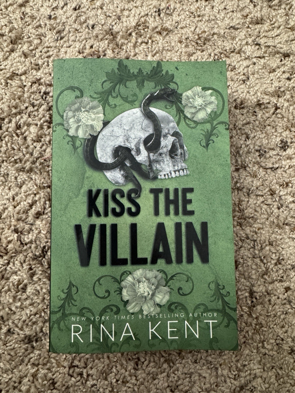 Rina Kent Kiss the Villain Paperback Romance Novel Legacy of Gods (Bloom Books)