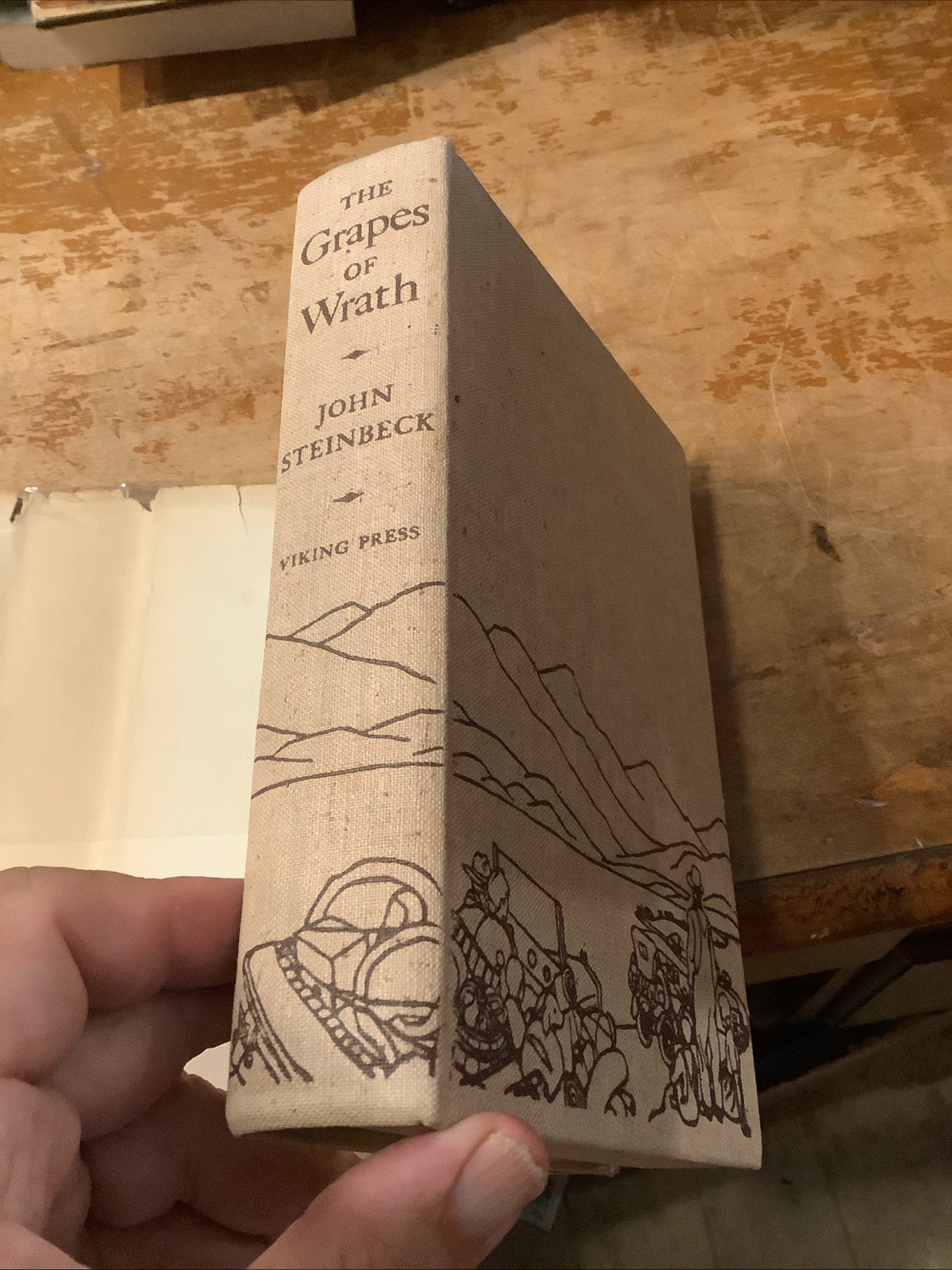 The Grapes Of Wrath John Steinbeck Hardcover Dust Jacket 11th Printing 1940