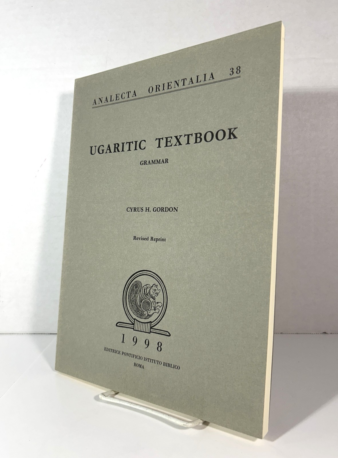 Analecta Orientalia 38: Ugaritic Textbook Grammar 1998 Softcover