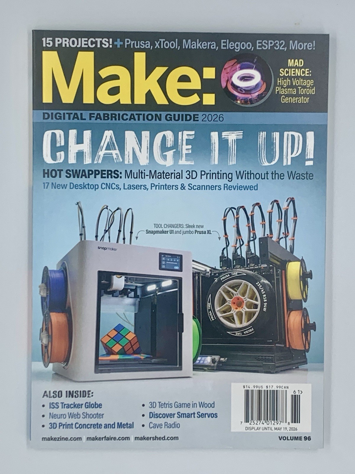 Make: Digital Fabrication Guide 2026 – Volume 96 | 3D Printing, CNC, Lasers