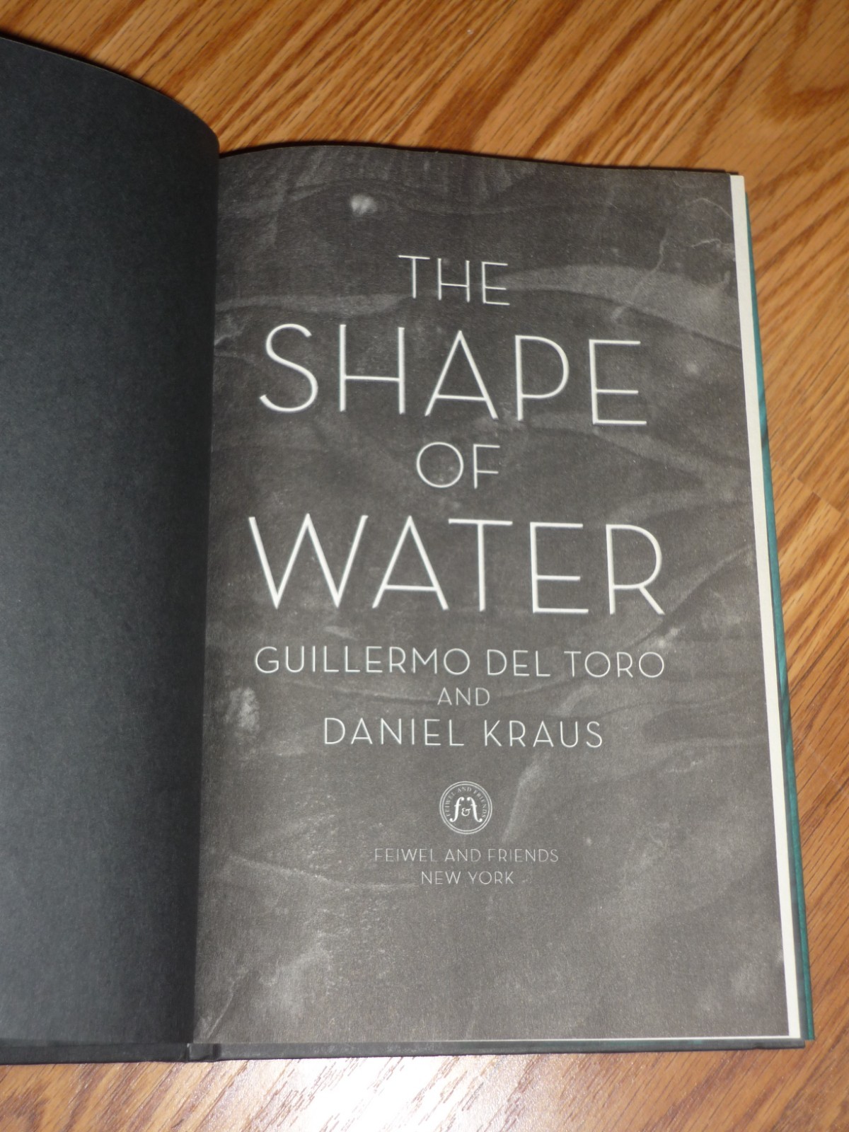 The Shape of Water by Guillermo Del Toro & Daniel Kraus 1st Ed. 1st Print 2020