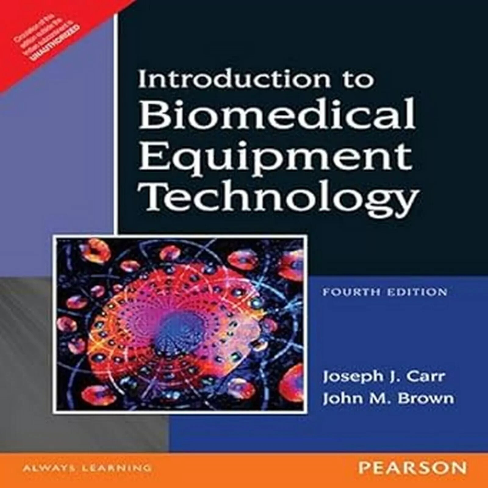 Introduction to Biomedical Equipment Technology byCARR 4th ED-Free Ship From USA