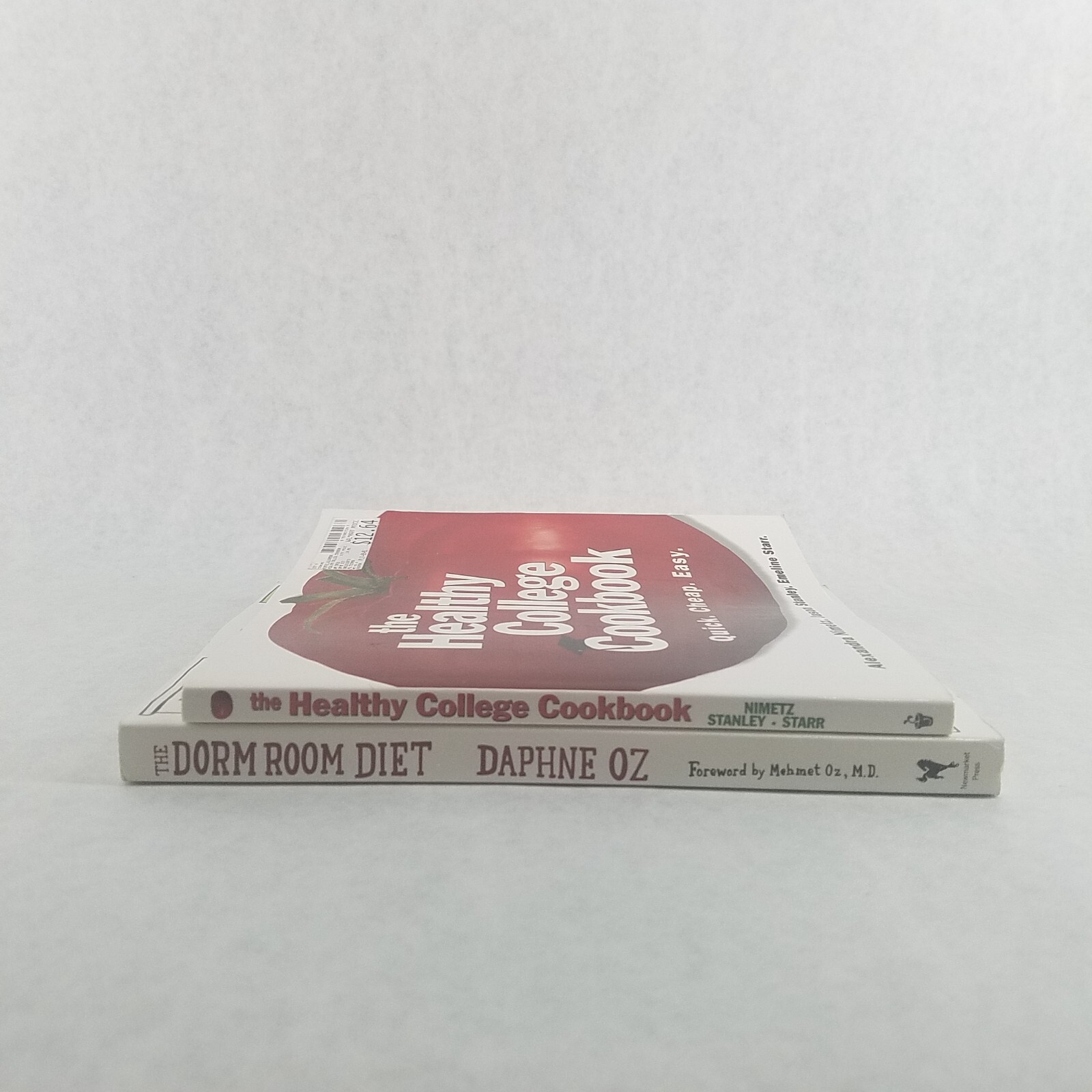 Lot of 2 – Healthy College Cookbook: Quick, Cheap, Easy & Dorm Room Diet