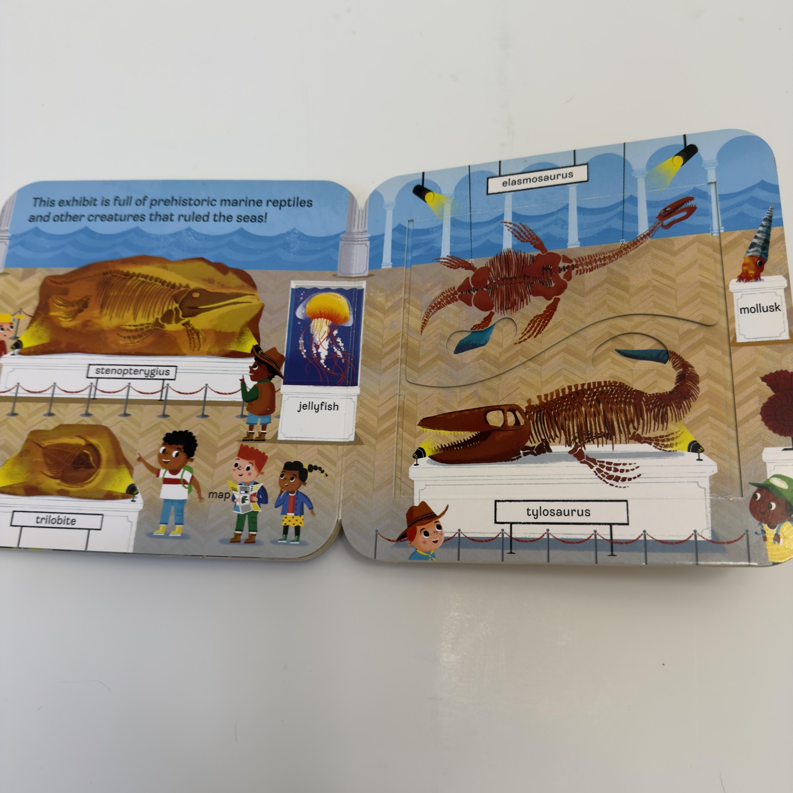 Peek-a-Flap DINO Jaye Garnett Cottage Door Press Dino Board Book Ages 2-3 Green