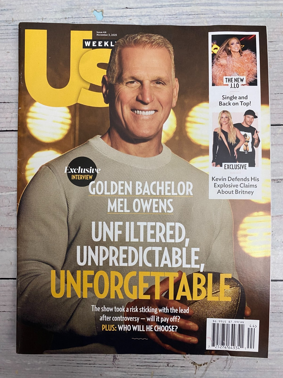 US Weekly Issue 44 November 3, 2025 – Golden Bachelor Mel Owens J.Lo Exclusive