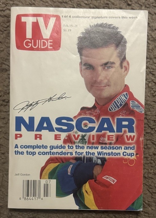 TV Guide February 15 – 21 Jeff Gordon