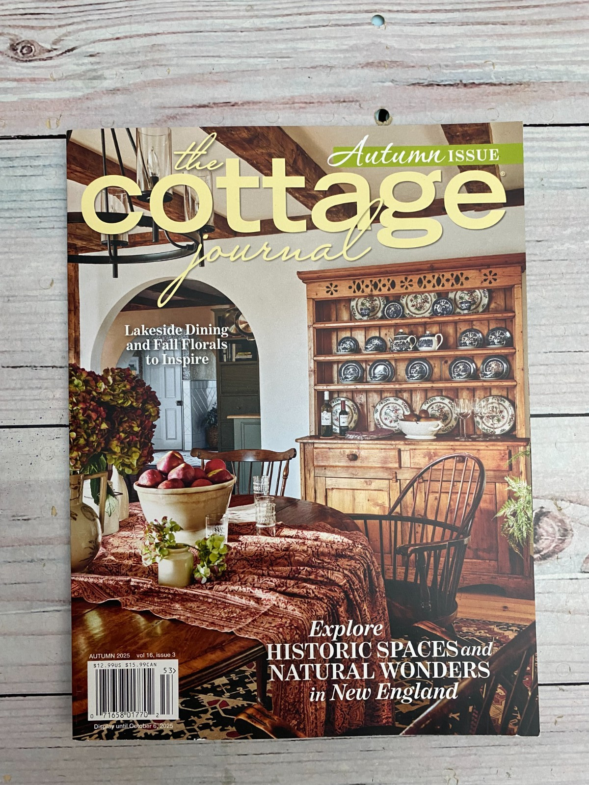 The Cottage Journal Autumn Issue October 2025 vol. 16 – Issue 3 Magazine Florals