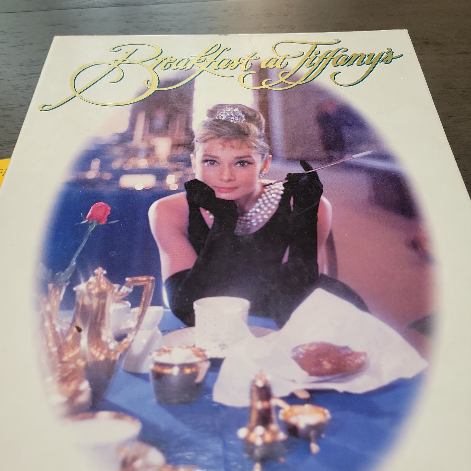 Breakfast at Tiffany’s Collector’s Edition CD & Script, 3 8X10 bw pics, NO VHS