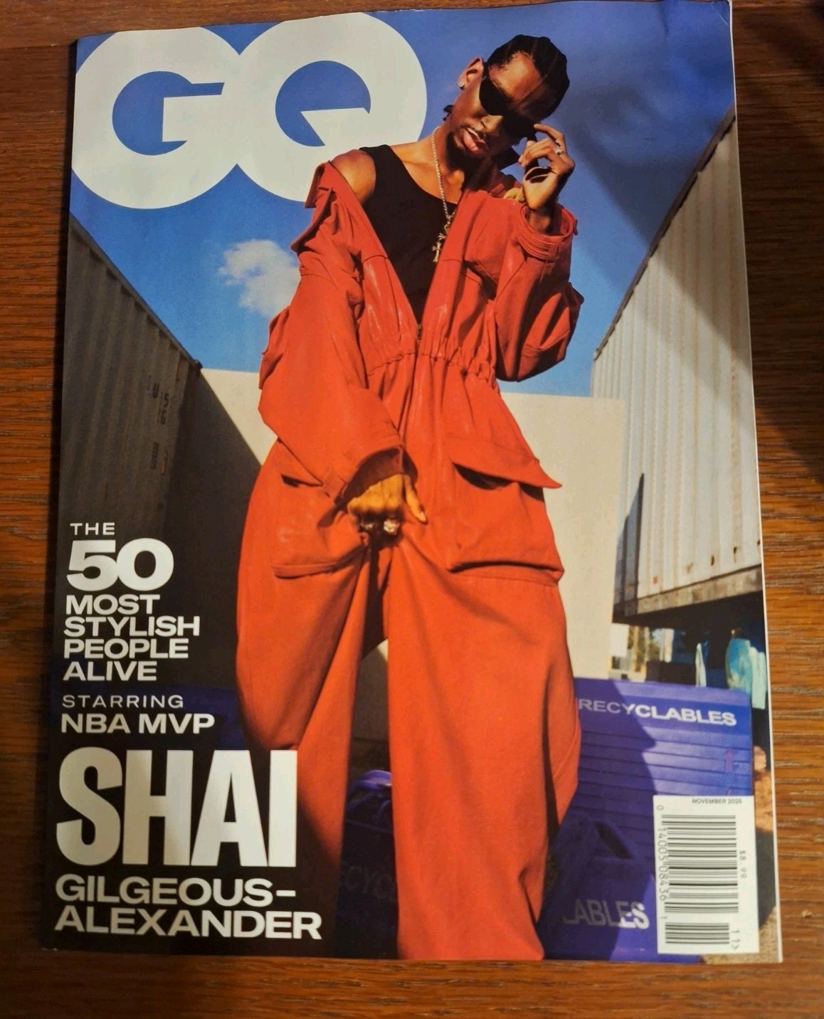 GQ MAGAZINE.. NOVEMBER 2025 ISSUE.. SHAI GILGEOUS ALEXANDER.. NEW