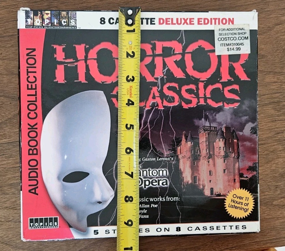Horror Classics New Topics Entertainment Audio Book Collection 8 Cassettes