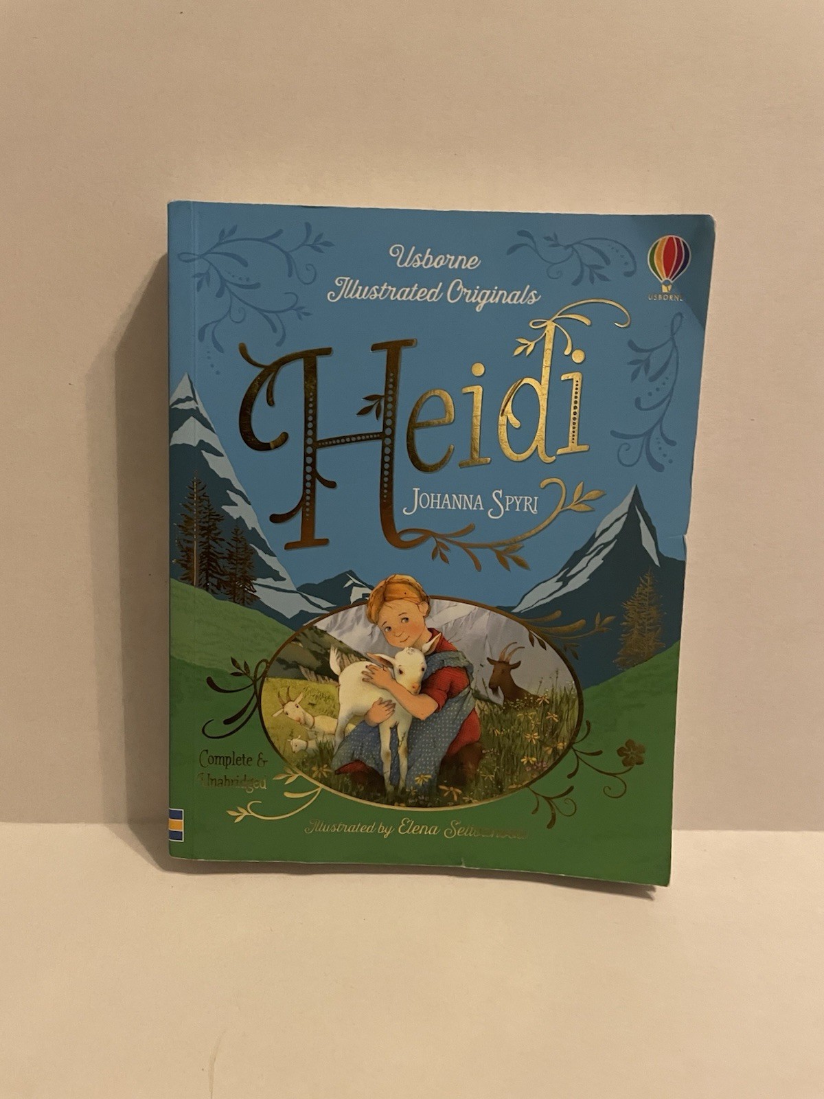 Heidi (Usborne Illustrated Originals) Paperback Book, Spyri Johanna