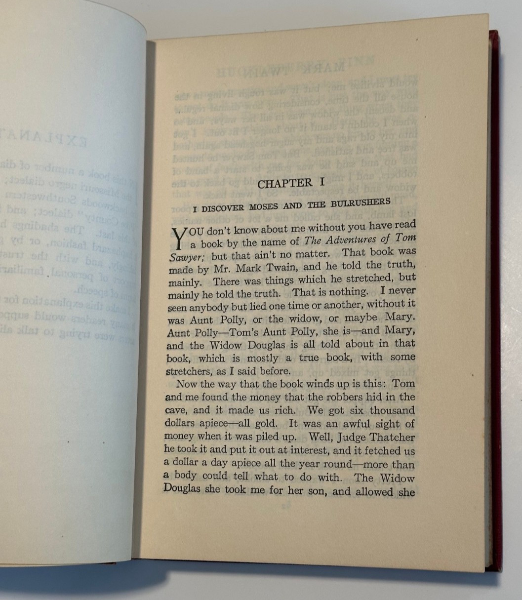 Vintage The Adventures of Huckleberry Finn Mark Twain Grosset & Dunlap 1918