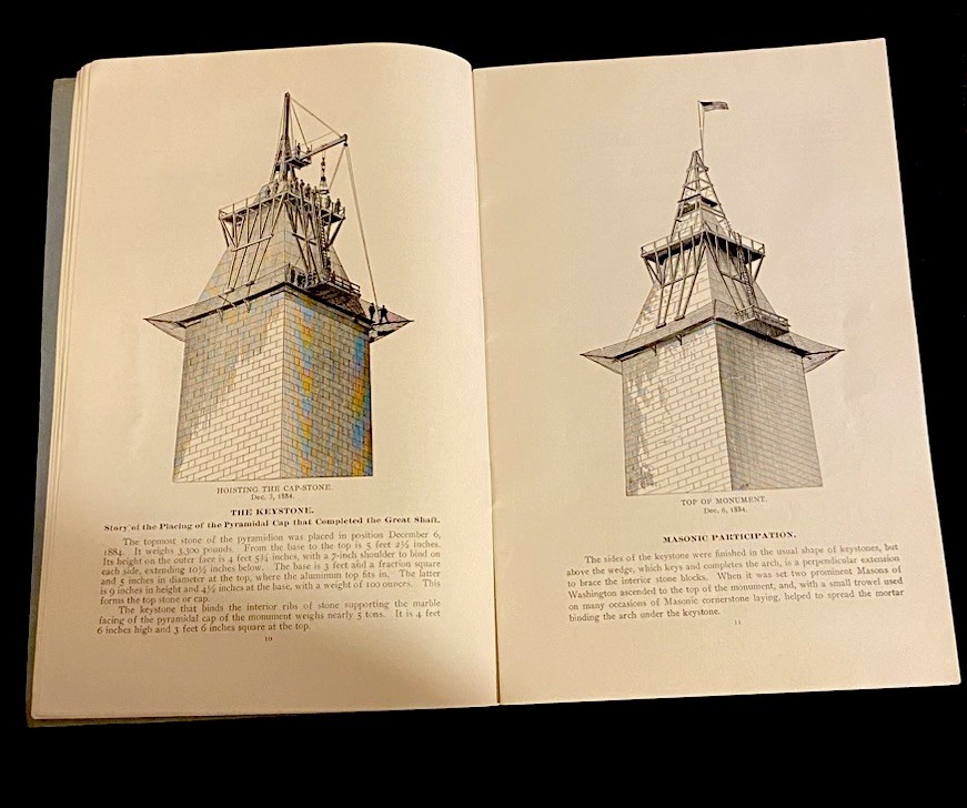 Original 1907 The Washington Monument Illustrated Guide And History 48 Pages