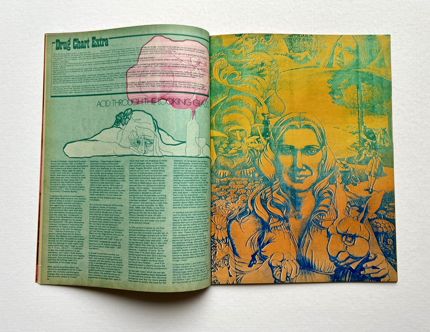 OZ MAGAZINE No.35. Brown pig cover variant. Excellent condition.