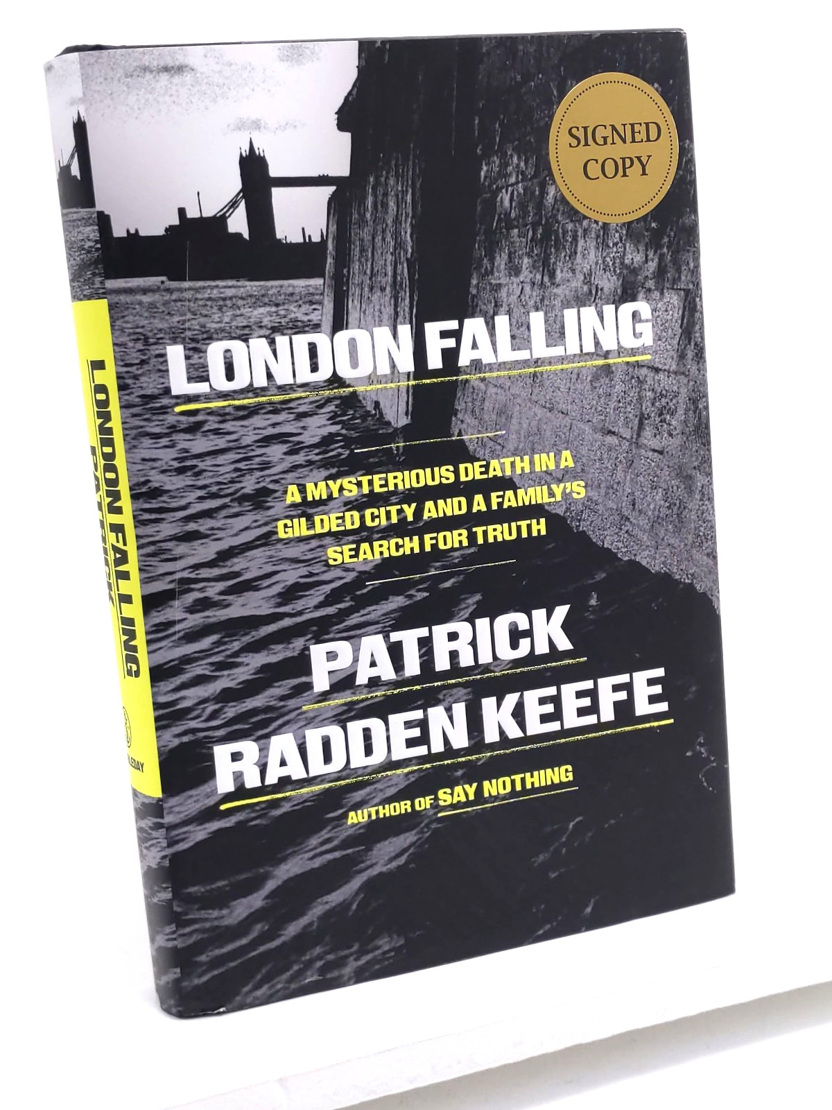 London Falling by Patrick Radden Keefe Signed – Hardcover