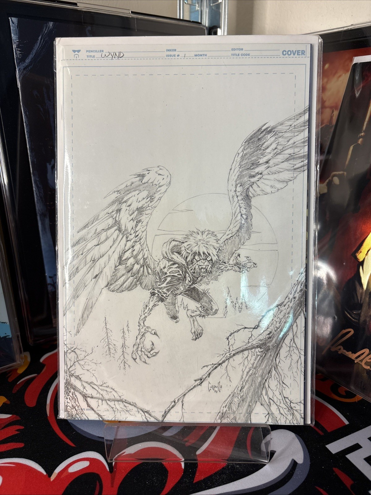 Wynd Throne in the Sky #1 1:100 Capullo Sketch Variant Tynion IV 2022 NM 2