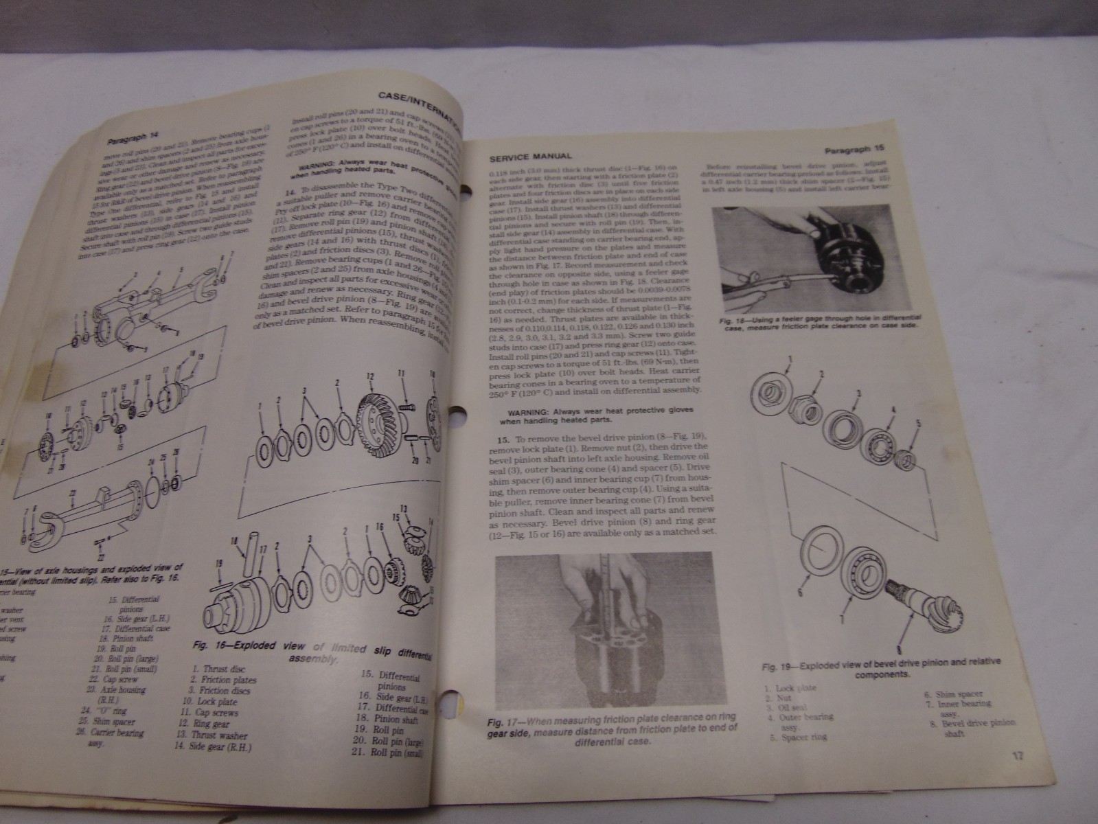 2000 Case / International shop manual paperback 104 pages C-39 385 485 585 685