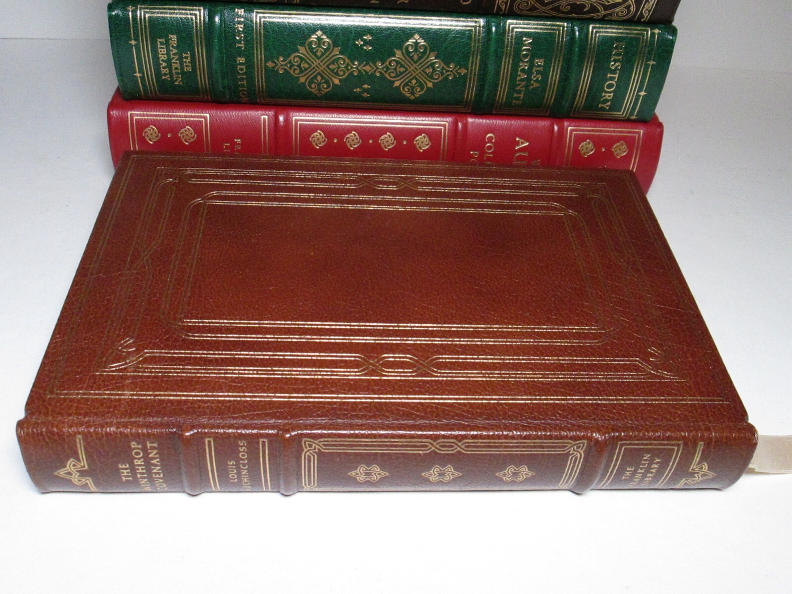 LOUIS AUCHINCLOSS The Winthrop Covenant Franklin Library Book Leather 1stEd 1976