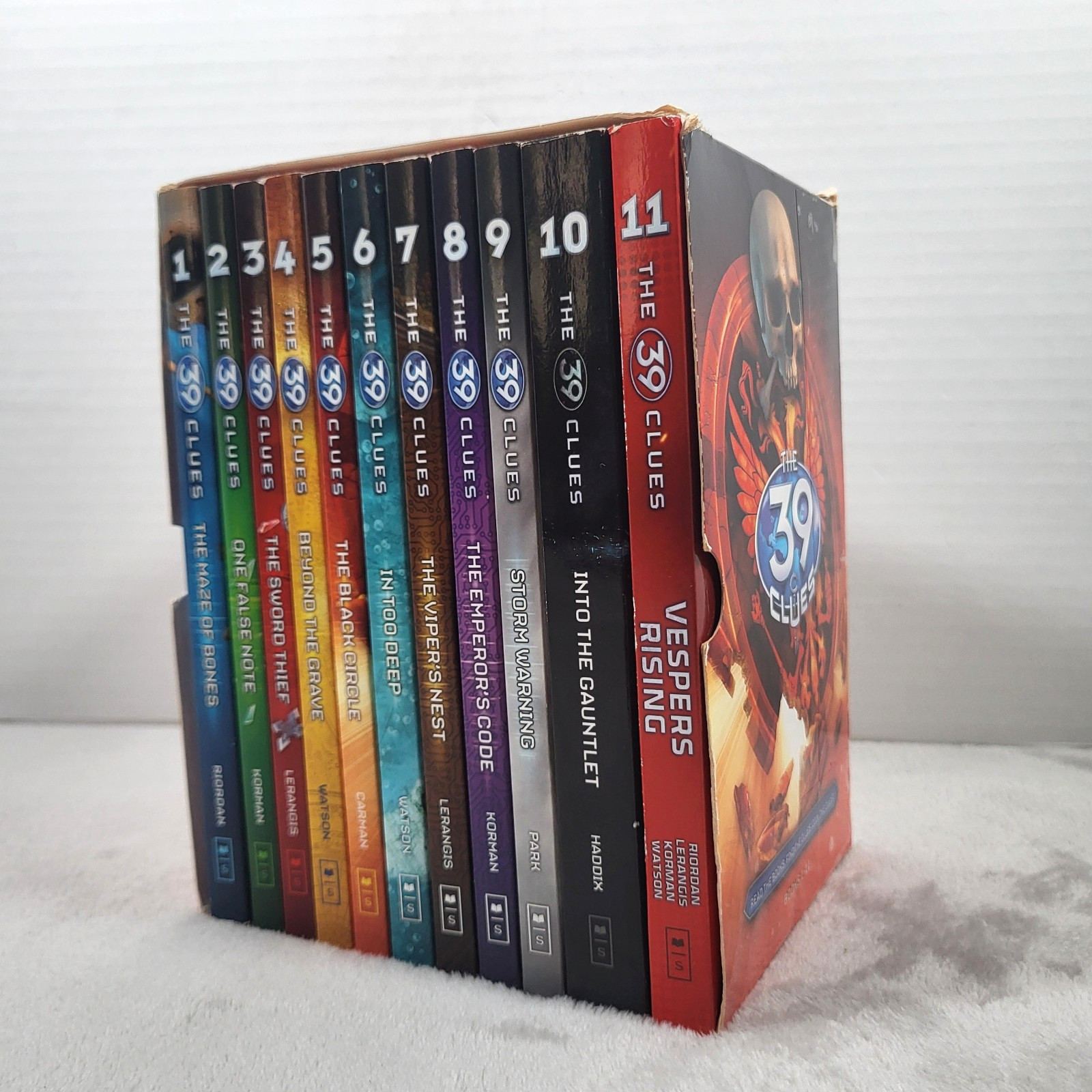 The 39 Clues Complete Box Set 1-11 Rick Riordan Paperback BOOKS ONLY