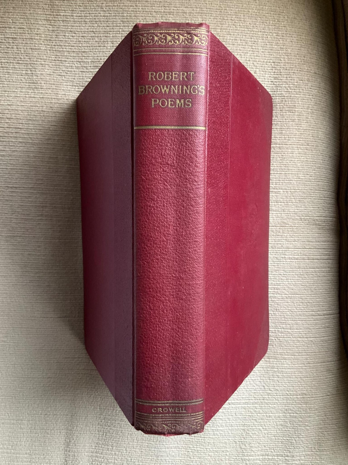 1896 POEMS OF ROBERT BROWNING From Author’s Text of 1889 *512 Pages! Very Good!