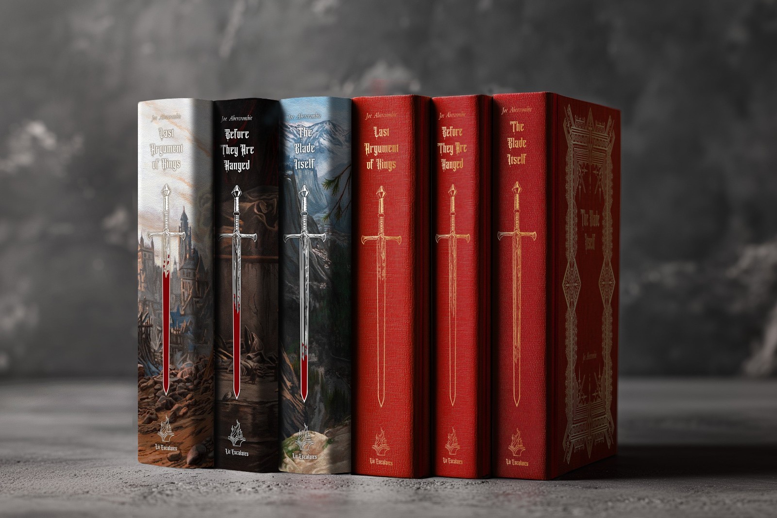 First Law Trilogy. Joe Abercrombie. Edition Limited Kickstarter Slipcase +Extras