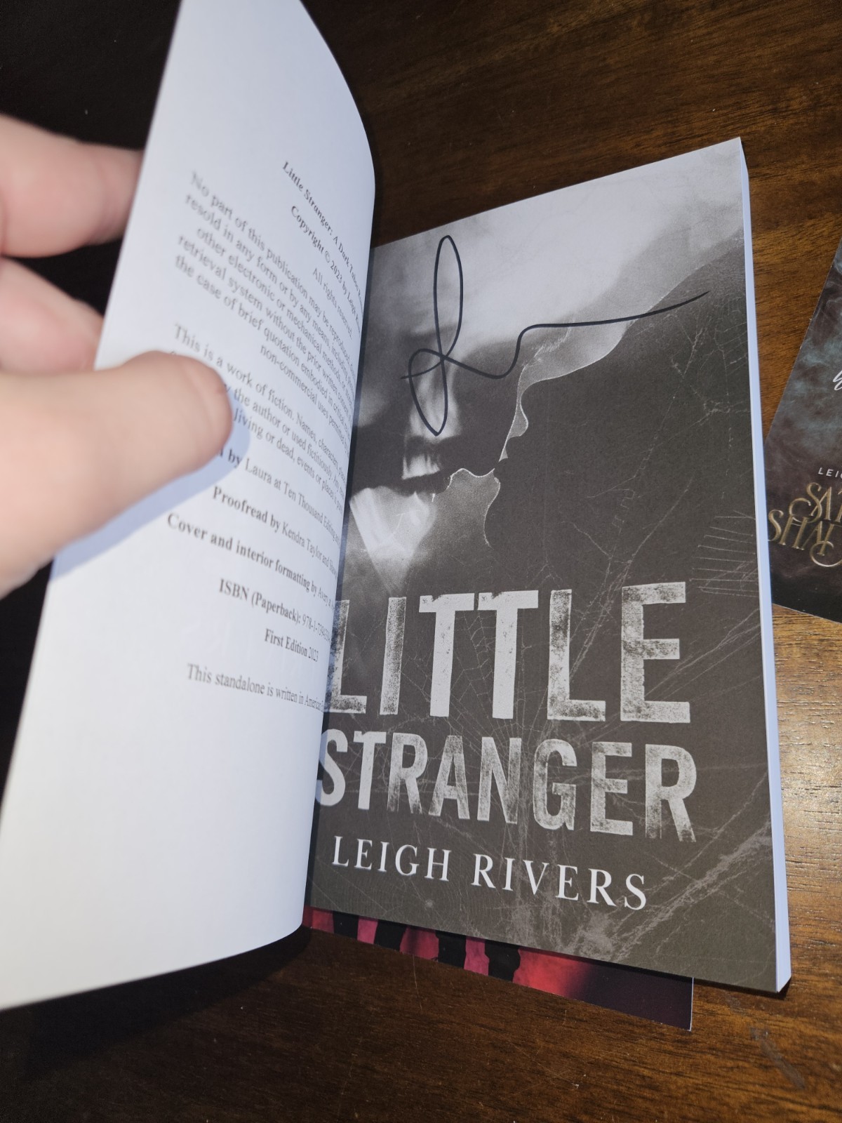 OOP *HAND SIGNED * Little Stranger by Leigh Rivers w/Print