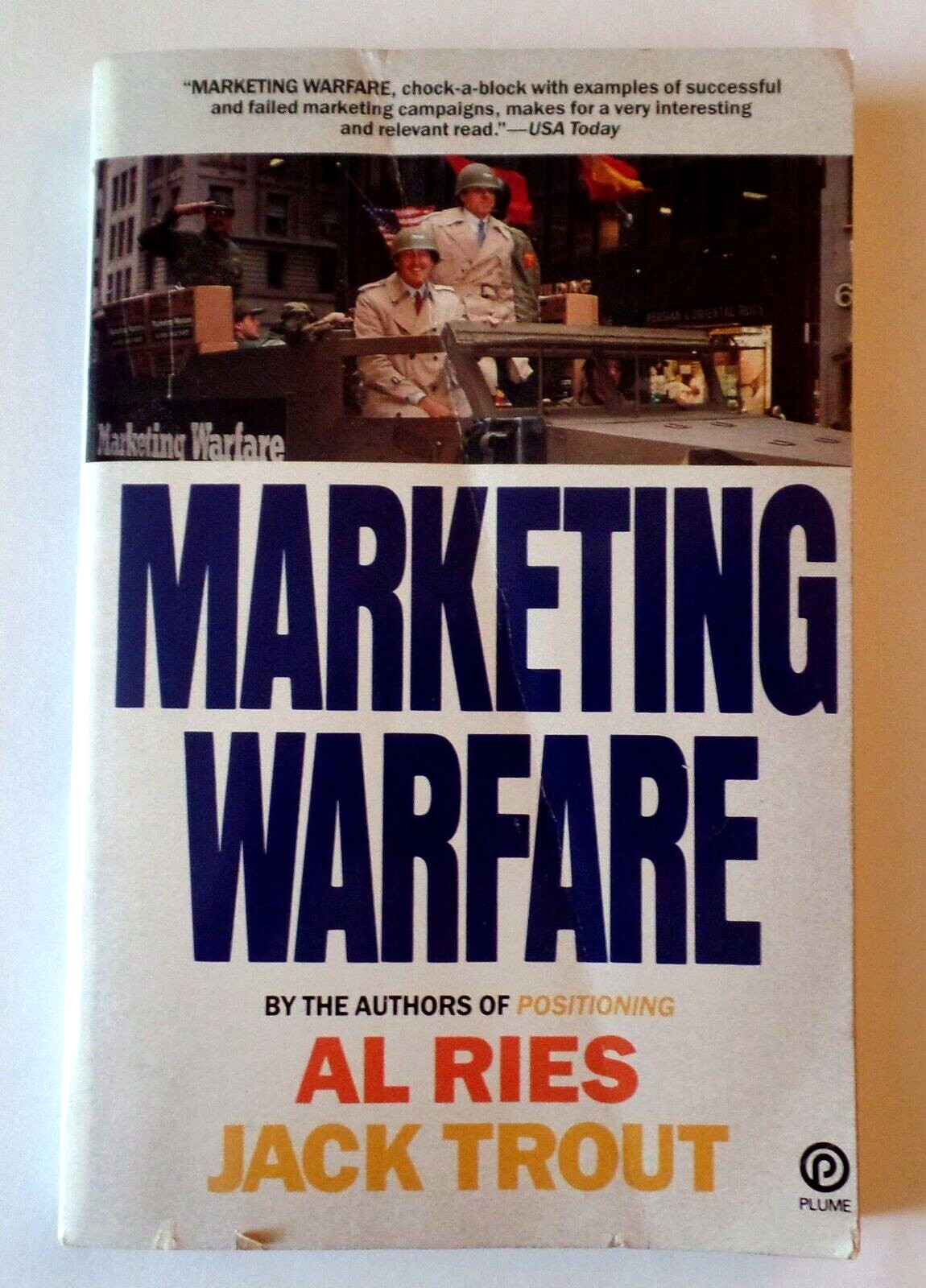 Vintage MARKETIG WARFARE by AL RIES & JACK TROUT 1986 Paperback