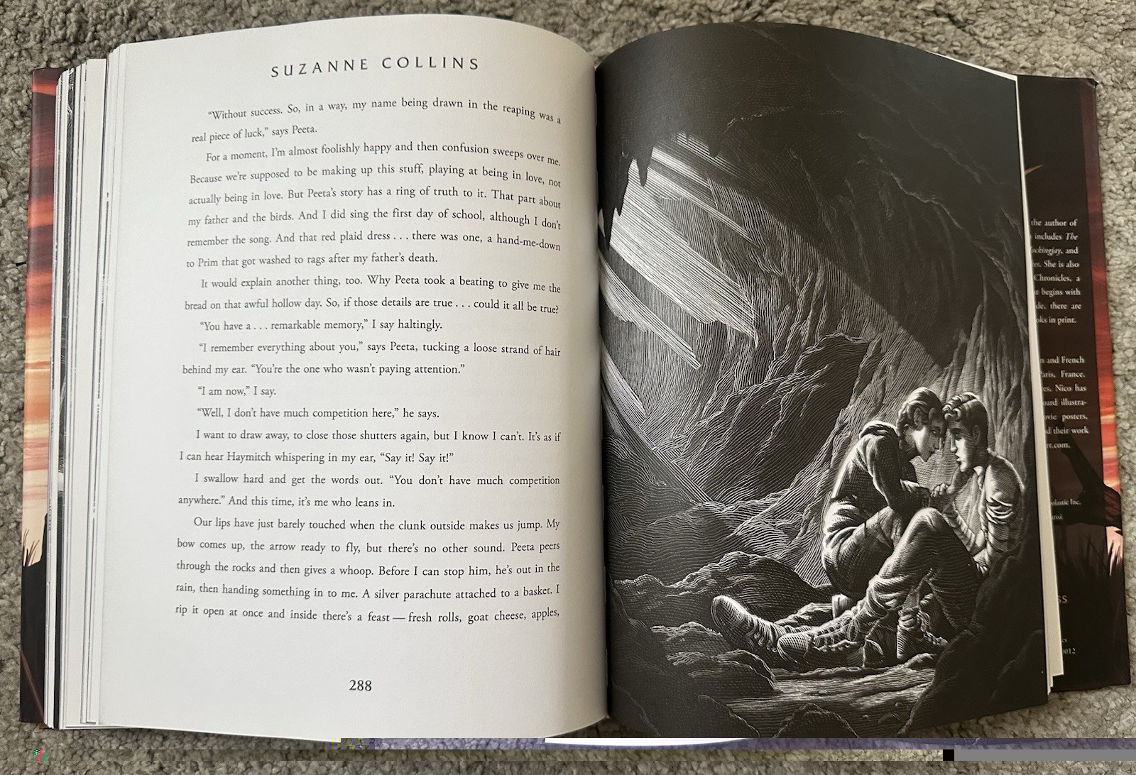 Suzanne Collins The Hunger Games Illustrated Edition Hardcover Nico Delort Art