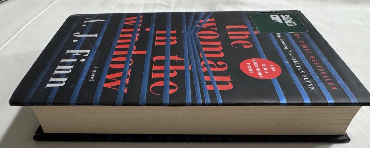 A J Finn The Woman In The Window Signed Special First Edition 2018 Hardcover