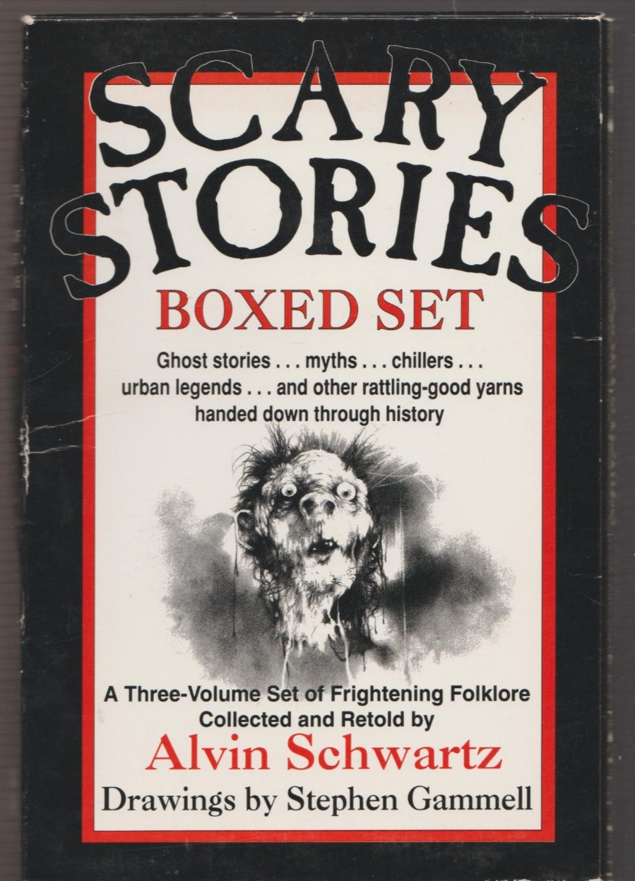 Scary Stories to Tell in the Dark – Alvin Schwartz 3 BOOK BOX SET 1991 HORROR