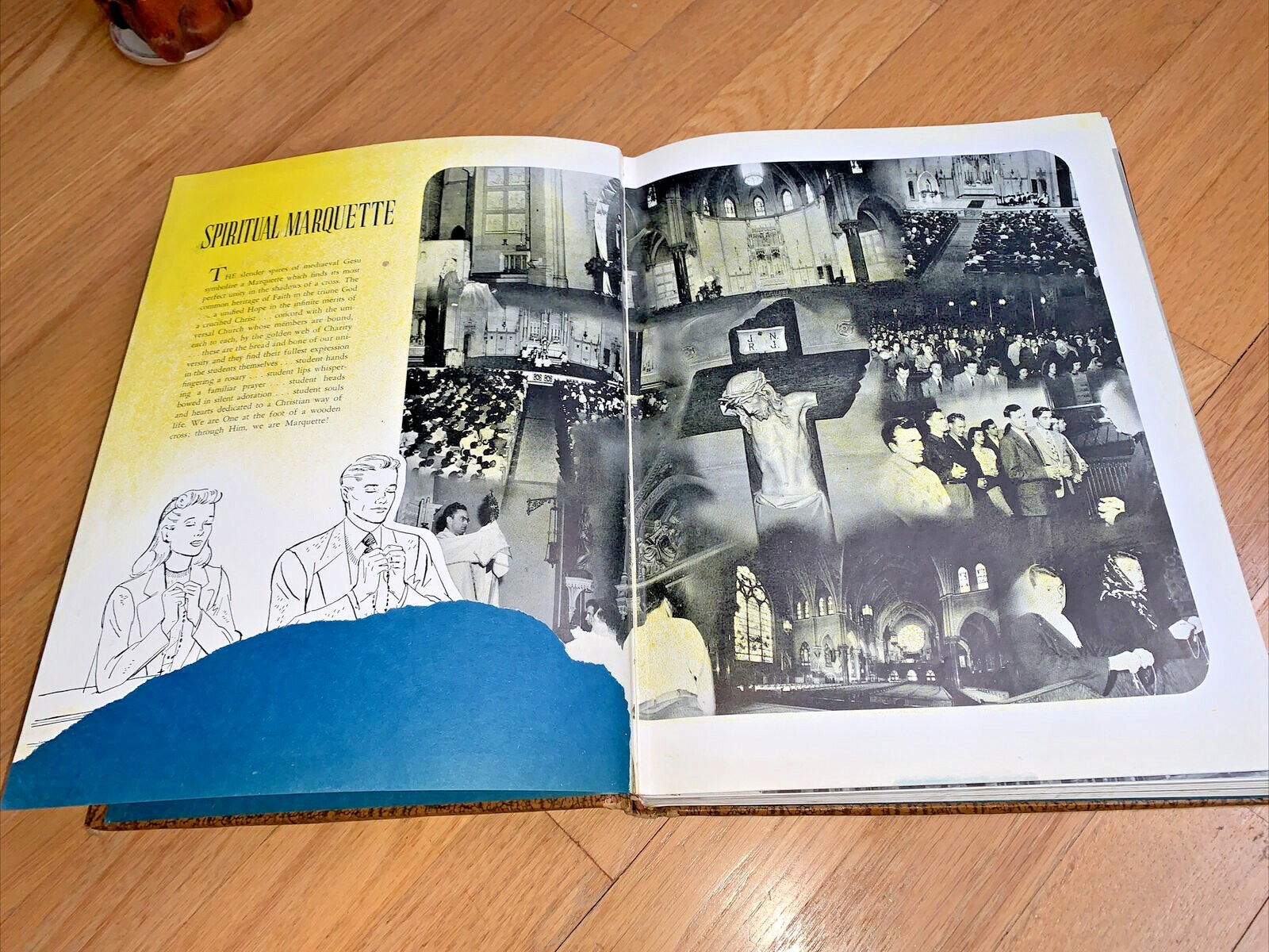 1948 MARQUETTE UNIVERSITY YEARBOOK, THE HILLTOP 336 Pages – No Signatures