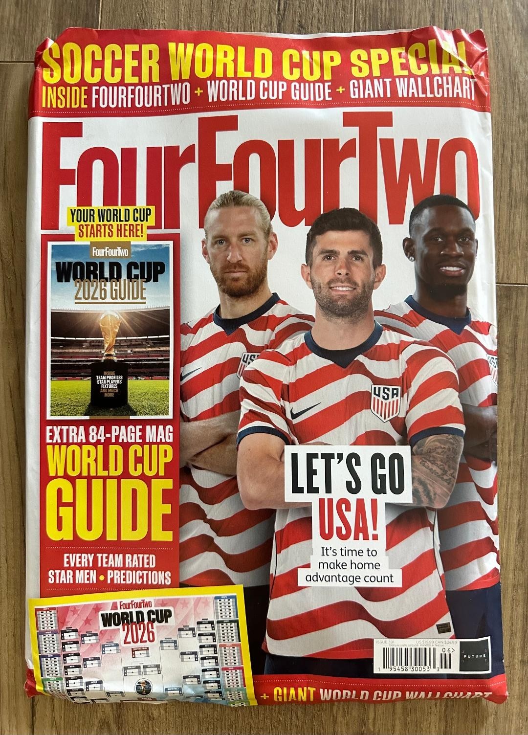 2026 SOCCER WORLD CUP GUIDE Special Edition Magazine FOUR FOUR TWO Extras CHART