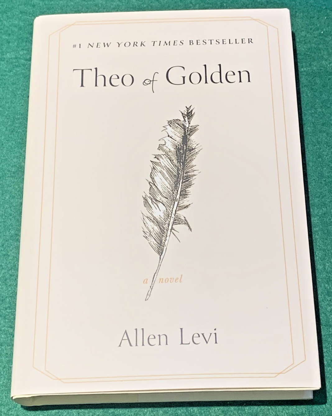 Theo of Golden by Allen Levi SIGNED 8th Print HC DJ 2023 Novel