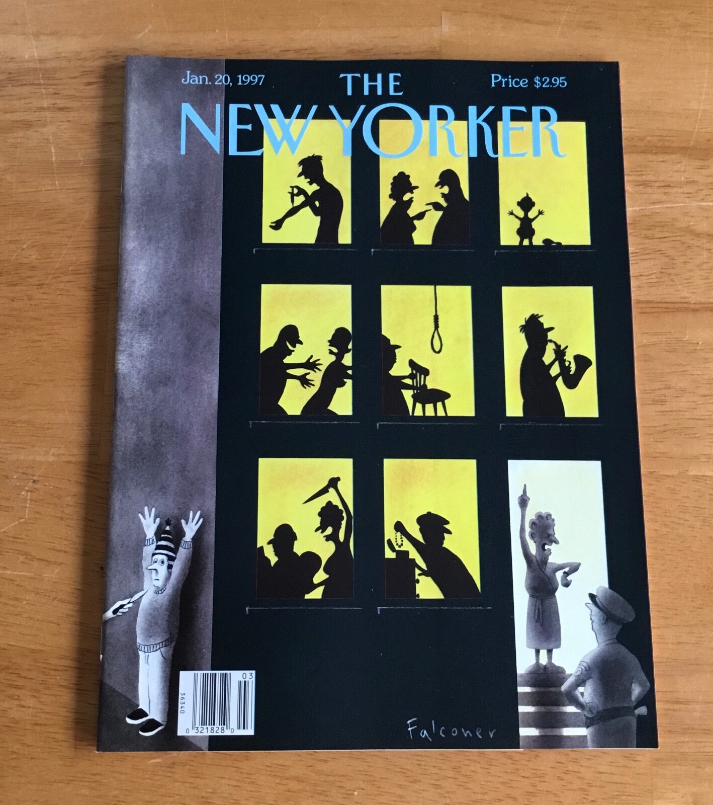 The New Yorker Magazine January 20, 1997 Ian Falconer No Label Newsstand