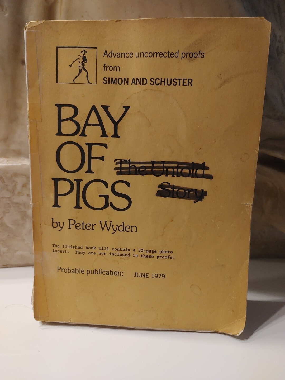 Bay of Pigs 1979 Peter Wyden Simon And Shuster Advance Uncorrected Proofs Read