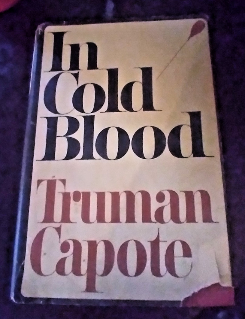 In Cold Blood by Truman Capote, FREE SHIPPING, Book Club Edition HC DJ 1965